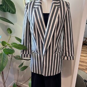 Bar III Beige Satin Lined Blazer